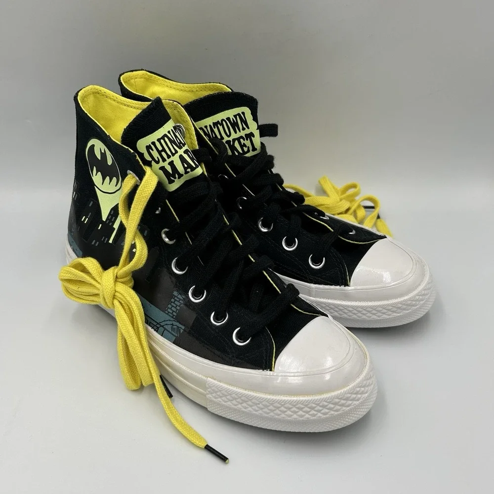 Converse Batman CTAS Chinatown Market Chuck 70 Hi 167511C Black/Blazing Yellow